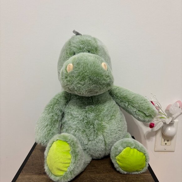 🌟 Easter Bunny & Green Dinosaur Plush Set 🌟 - Picture 1 of 3